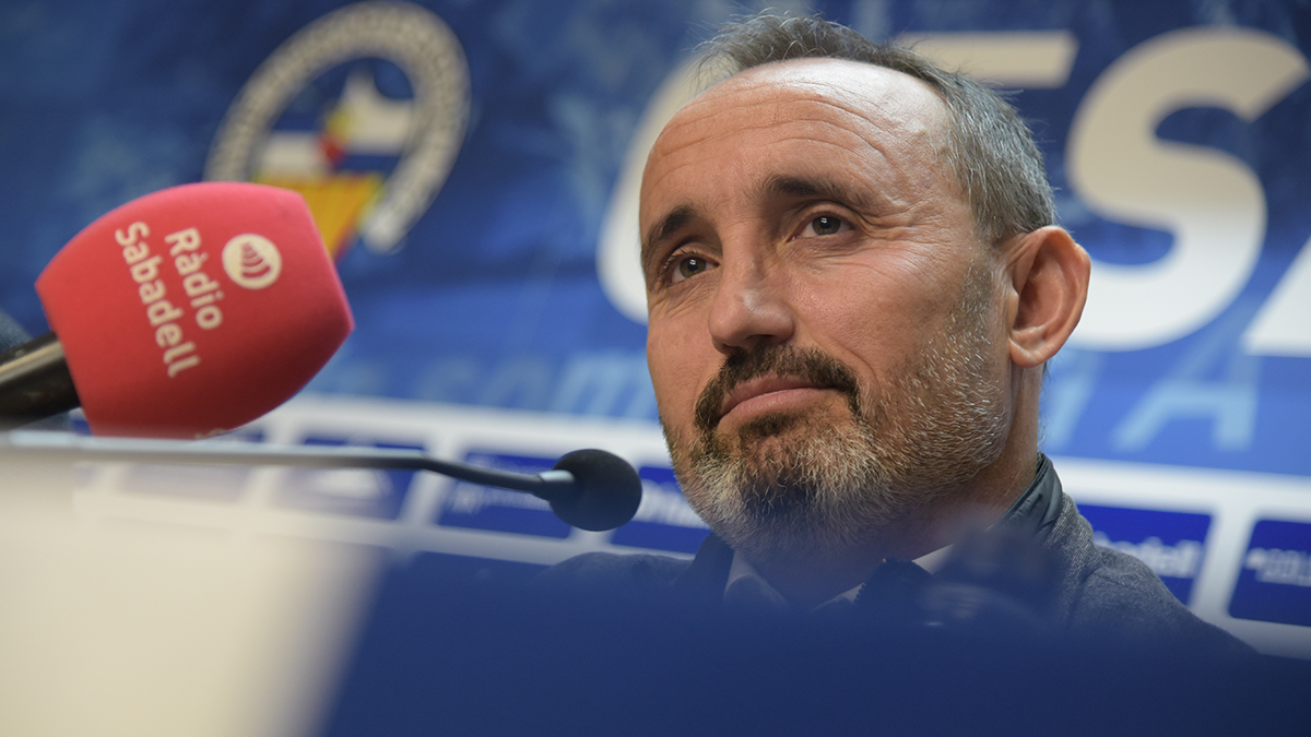 Ramírez, a la roda de premsa d'avui | Roger Benet