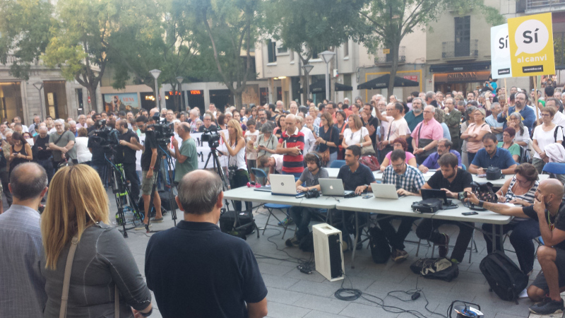 Nombrosos mitjans han acudit avui a la convocatòria | Pau Duran